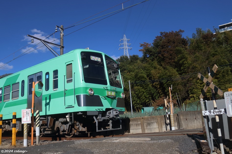 広い青空と5004編成「若葉」