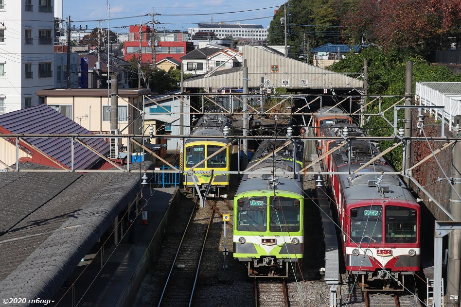 流山駅に隣接する流山検車区